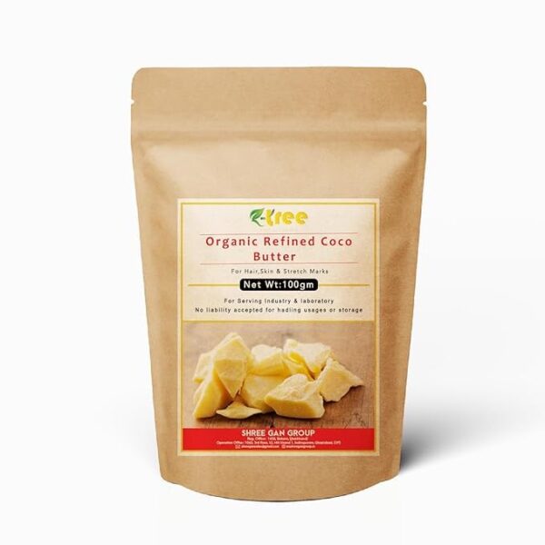 Organic Cocoa Butter – Moisturizes, Smoothes Skin, Hair, Lips